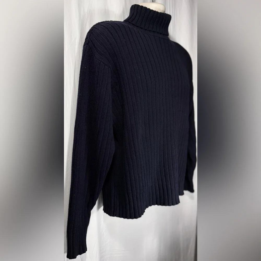 J. CREW Vintage Ribbed Turtleneck Sweater